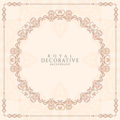 Elegant decorative frame ornate background
