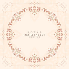 Abstract decorative frame beautiful stylish background