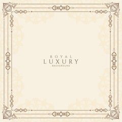 Beautiful decorative frame artistic background