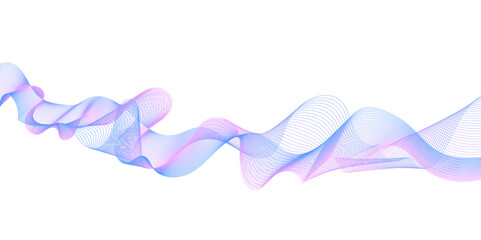 Abstract colorful flowing wave curved lines, technology curve line background. Design used for technology, science, banner, template, wallpaper, business and many more.