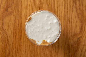 Vanilla latte, vanilla cream, Americano, coffee, milk tea, iced tea, strawberry latte café