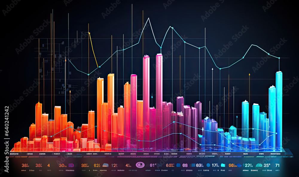 Poster business data analysis and analytics of customers insights with charts.