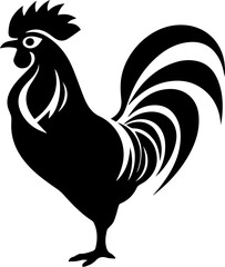 Rooster Hen Icon © Usman
