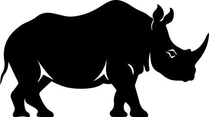 Rhinoceros Flat Icon