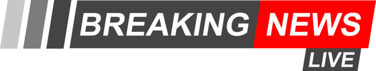 Breaking News TV sign