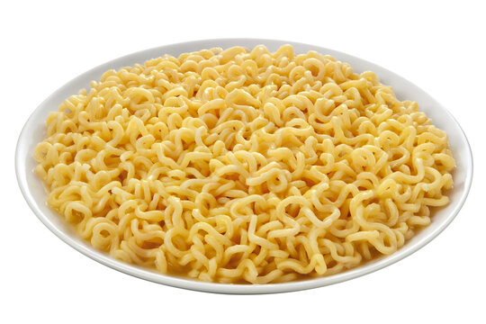 prato com macarr&atilde;o oriental l&aacute;men isolado em fundo transparente - massa japonesa rāmen 