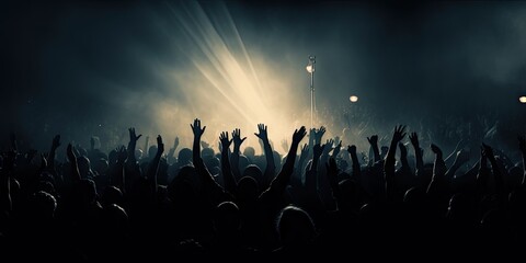 Harmonious gatherings. Music festival moments. In spotlight. Captivating concert energies. Rhythm of night. Uniting fans