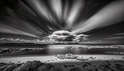 Landscapes with clouds long exposures golden hour blue hour