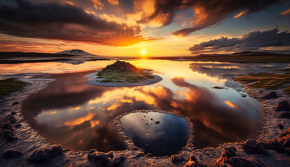 Landscapes with clouds long exposures golden hour blue hour