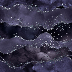 Starry Glitter Agate Backgrounds