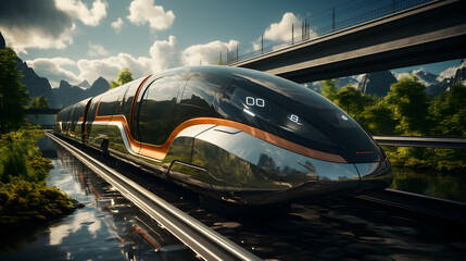 high speed new technology bullet train