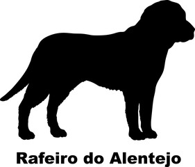 Rafeiro do Alentejo dog silhouette dog breeds Animals Pet breeds silhouette