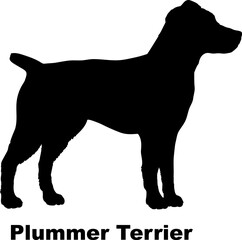 Plummer Terrier dog silhouette dog breeds Animals Pet breeds silhouette