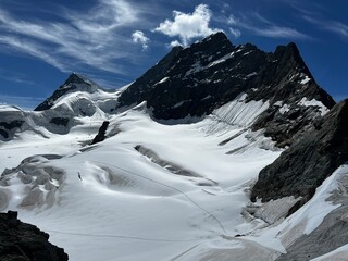 Glacier Ice Swiss Jungfraujoch
