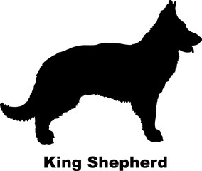 King Shepherd dog silhouette dog breeds Animals Pet breeds silhouette