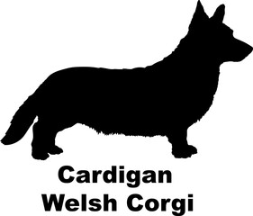 Cardigan Welsh Corgi dog silhouette dog breeds Animals Pet breeds silhouette