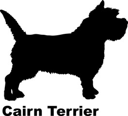 Cairn Terrier. dog silhouette dog breeds Animals Pet breeds silhouette