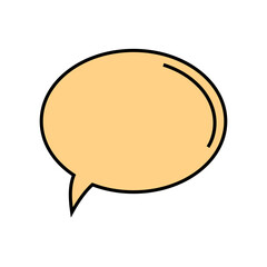 Cute Speech Bubble Illustration