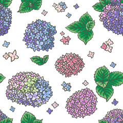 Hydrangea chalk paint