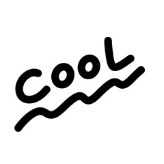 Obraz premium cool line hand-written cartoon design cute doodle element