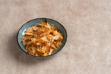 Katsuobushi, Ingredients for Japanese cuisine made by smoking and fermenting skipjack tuna.