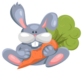 rabbit with carrot