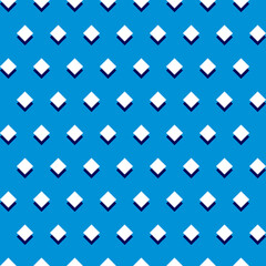 Seamless pattern with geometric motifs in three colors