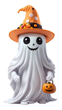 Cute Cartoon Halloween Ghost