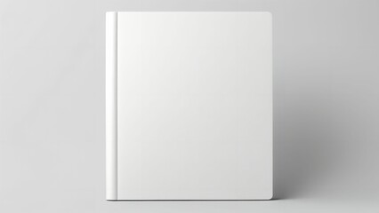 a blank book cover,mockup