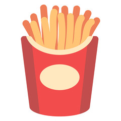 French Fries Food Illustration
