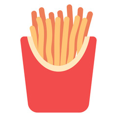 French Fries Food Illustration