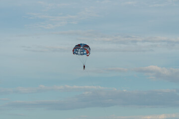 paraglider in the sky