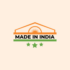 Made in India label
