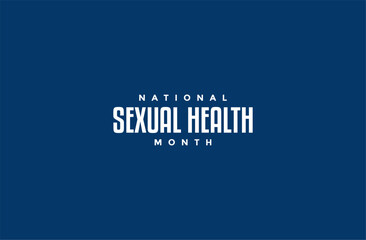 Sexual Health Month holiday concept