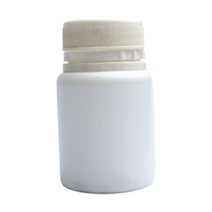 Medicine bottle isolated on a transparent background