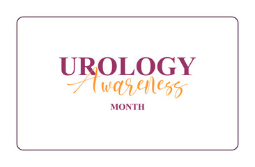 Urology Awareness Month holiday concept