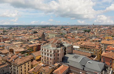 Obraz premium top view of the rooftops of Verona