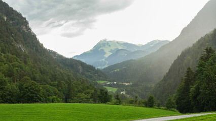 Unwetter auf der Radtour im Brixental
