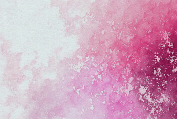 Obraz premium abstract pink watercolor painted background