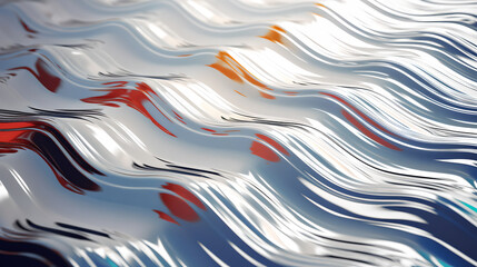 Abstract silver and colorful waves,web banner design,Graphic design of web banners backgrounds,abstract waves wallpapers,metal waves, mercury waves,High-tech concept