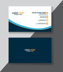 Creative business card template. Vector design.