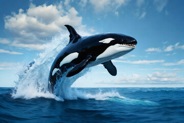 Killer whale - obrazy, fototapety, plakaty
