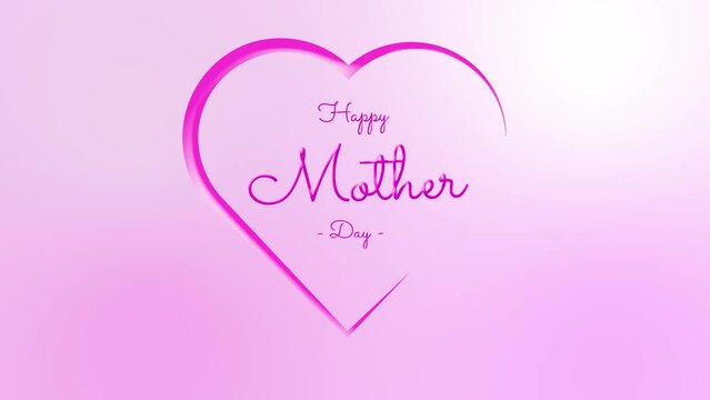 happy mother day mother mom day love mom i love you mom animated text lettering 4k
