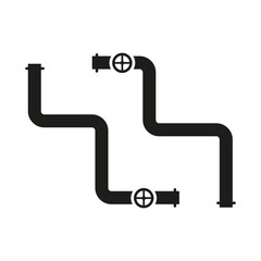 Pipe icon. Vector illustration. EPS 10.