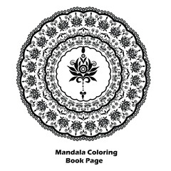  Unick Flower Coloring Book Mandala Design