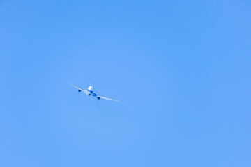 離陸した飛行機