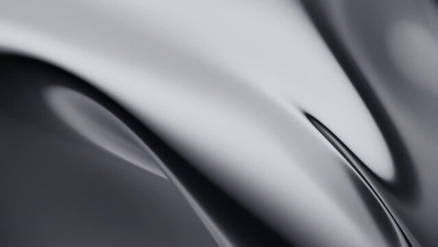 Abstract 3d design, reflected metal background, 4k seamless looped video