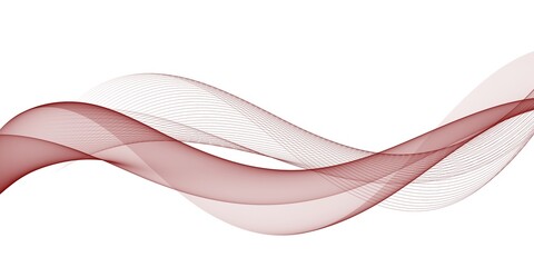 Abstract elegant decorative modern red wave design banner background