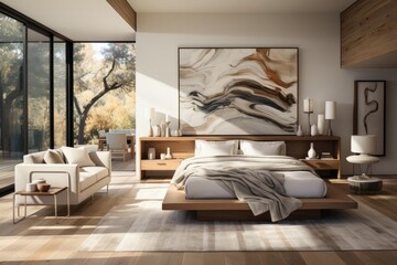 Minimalist luxury bedroom