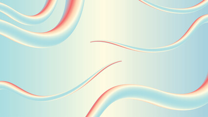 Abstract Fluid 3D shape Multi Color Background